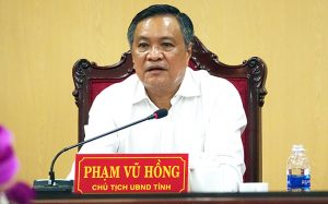 ông Phạm Vũ Hồng, Chủ tịch UBND tỉnh Kiên Giang