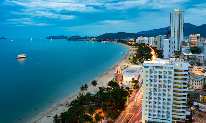 A large number of condotel projects are located in Nha Trang coastal town in the central Khanh Hoa Province. Photo by Shutterstock/Nguyen Phuc Thanh.