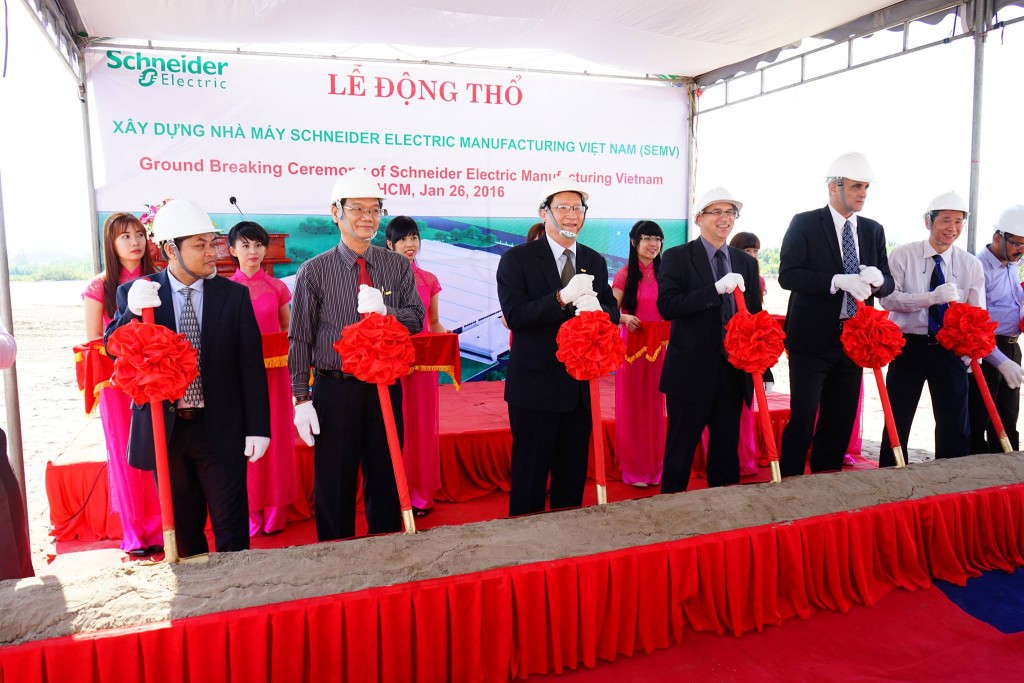 Groundbreaking of Schneider Electric Manufacturing Vietnam - Vietnam ...