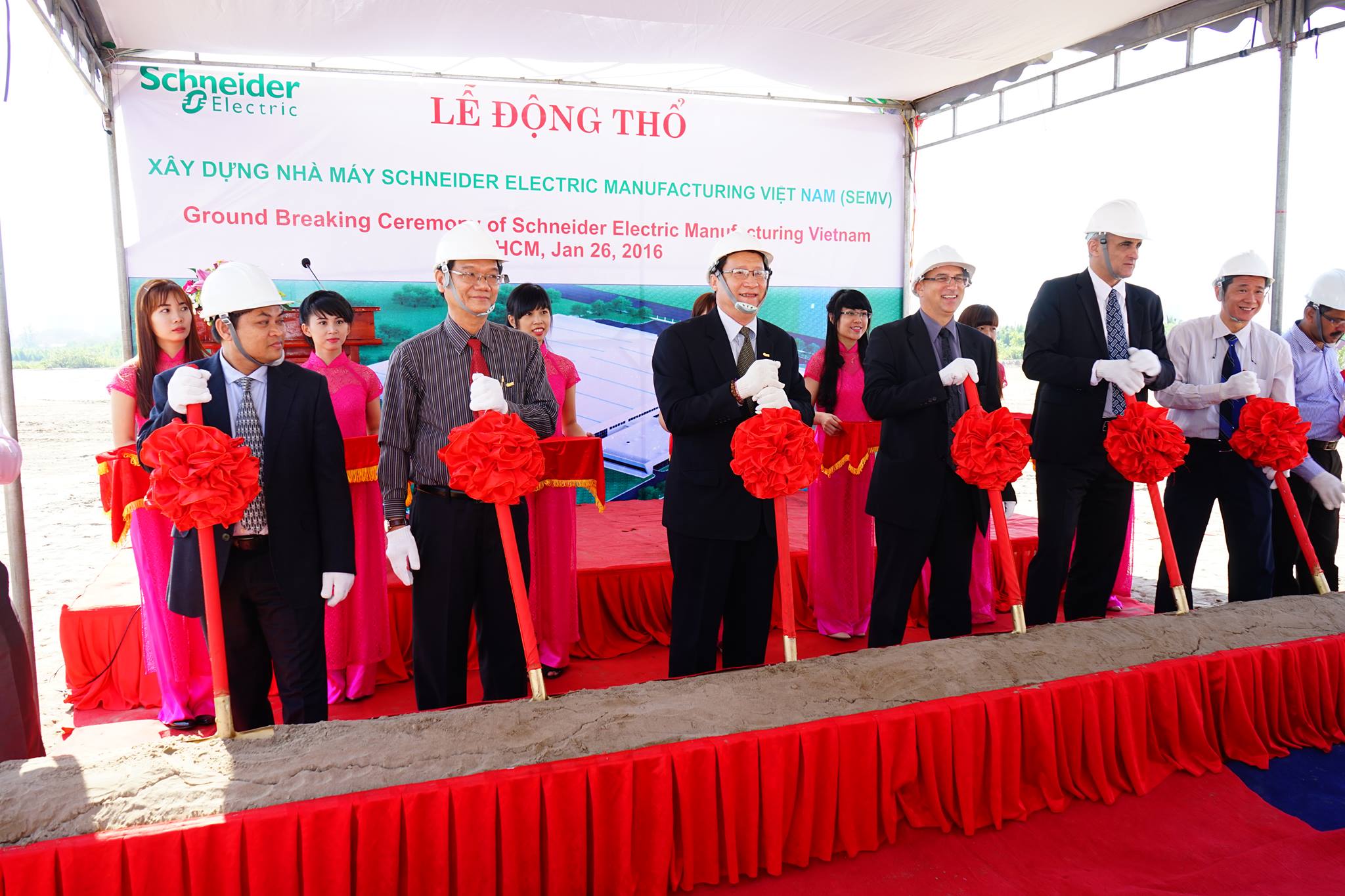 Groundbreaking Of Schneider Electric Manufacturing Vietnam - Vietnam 