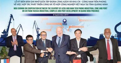 Tổ hợp công nghiệp và cảng Việt - Nga sẽ kéo nhà đầu tư Nga tới Quảng Ninh