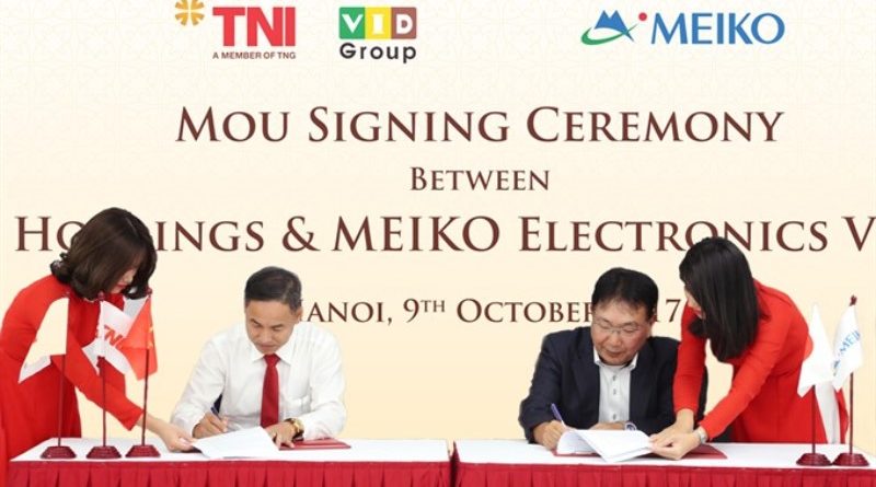 Japanese Meiko Electronics Group signs for third plant in Vietnam