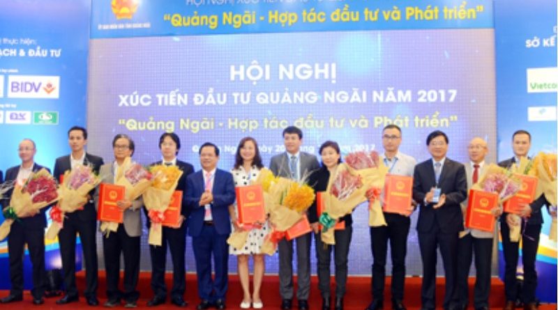 Quảng Ngãi trao giấy chứng nhận đầu tư, chủ trương đầu tư cho 14 dự án