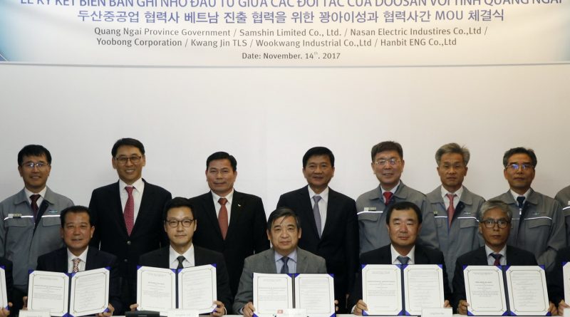 6 doanh nghiệp Hàn Quốc ký kết biên bản ghi nhớ đầu tư với tỉnh Quảng Ngãi