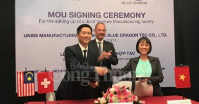 Unisto ký kết hợp tác với công ty Rồng Xanh xây dựng nhà máy tại Việt Nam