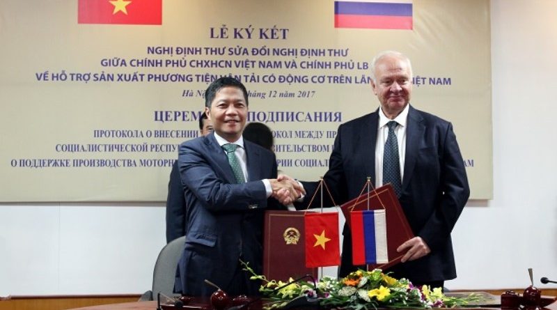 Vietnam and Russian collaboration in automobile manufacturing