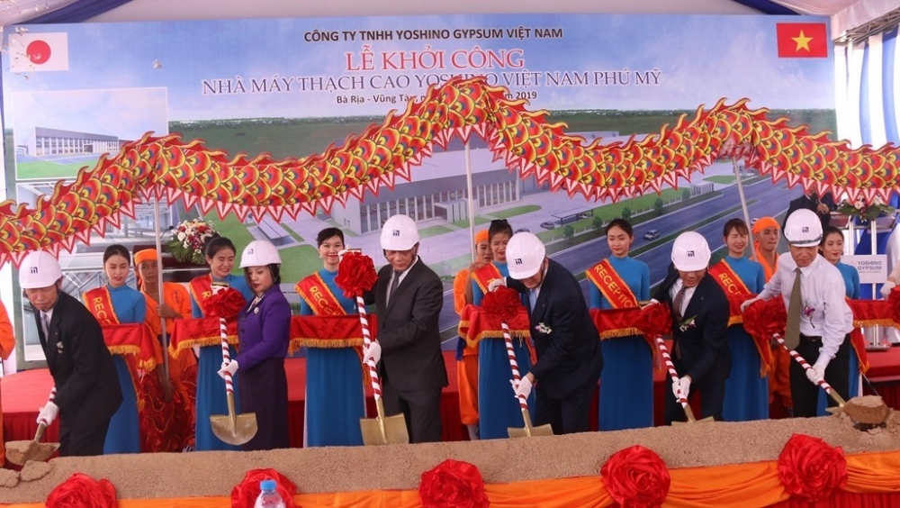 Work begins on Japanese-invested gypsum plant in Ba Ria-Vung Tau ...