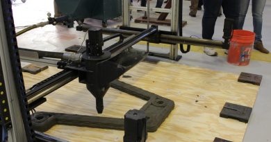 3D concrete printing technology, VR ladder training and more