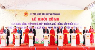 Hà Tĩnh khởi công xây dựng nhà máy nước sạch 229 tỉ đồng