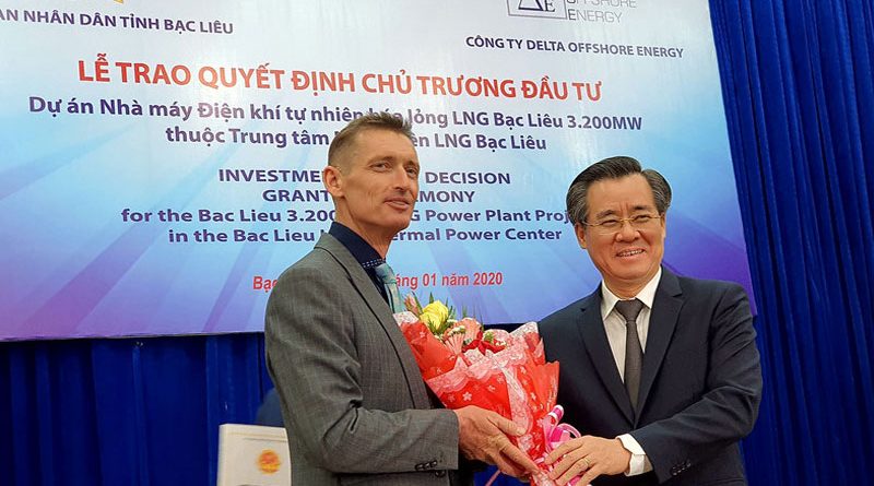 Bac Lieu hopes 4-billion-USD LNG project will attract more FDI