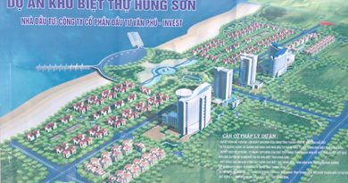 Tái khởi động dự án Khu biệt thự Hùng Sơn - Nam Sầm Sơn