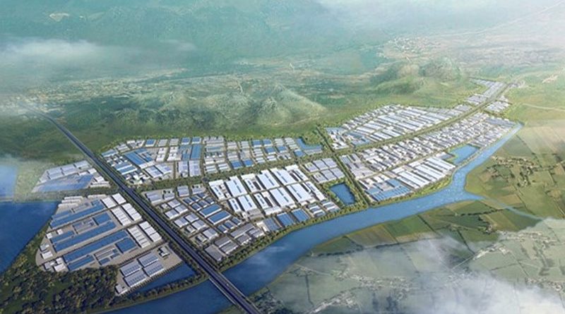 Một phần khu công nghiệp hơn 700 ha tại Quảng Ninh