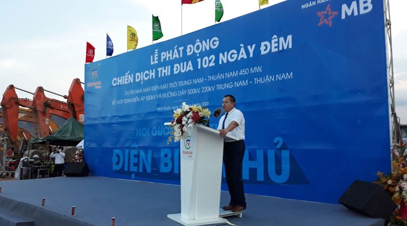 Trungnam Group khởi công xây dựng dự án điện mặt trời lớn nhất Việt Nam