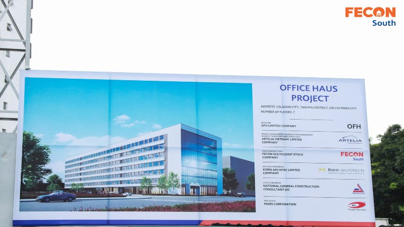 Fecon South khởi công gói cọc thử dự án Office Haus