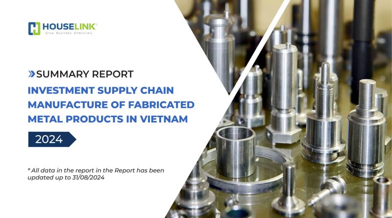 Summary Report – Investment Supply Chain Manufacture Of Fabricated Metal Products In Vietnam