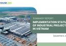 Summary Report- Implementation Of Industrial Projects In Vietnam – Quarter III/2024 Summary Report- Implementation Of Industrial Projects In Vietnam – Quarter III/2024