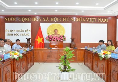 Lãnh đạo UBND tỉnh Sóc Trăng làm việc với Công ty Cổ phần Super Wind Energy Công Lý Sóc Trăng