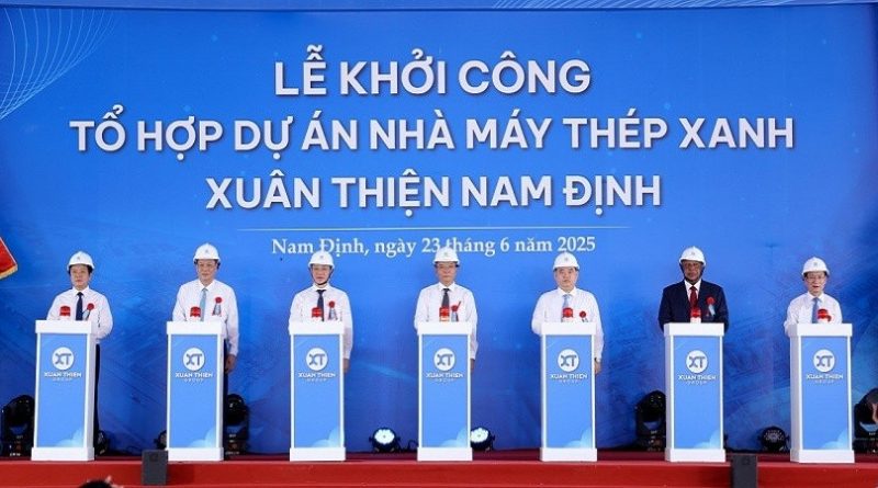 Khởi công tổ hợp thép xanh Xuân Thiện Nam Định